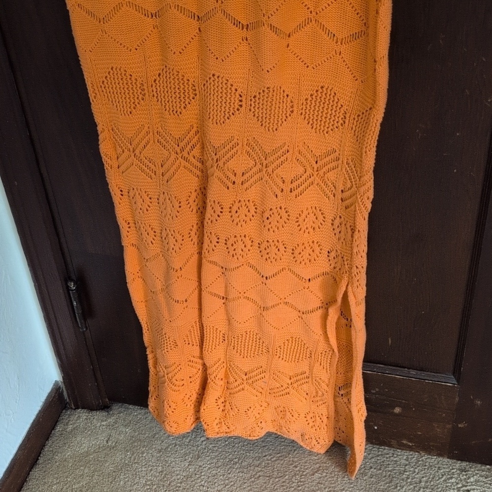 Free People Beach Islamorada Sweater Dress/Swim Cover Up Size Large - Picture 5 of 8